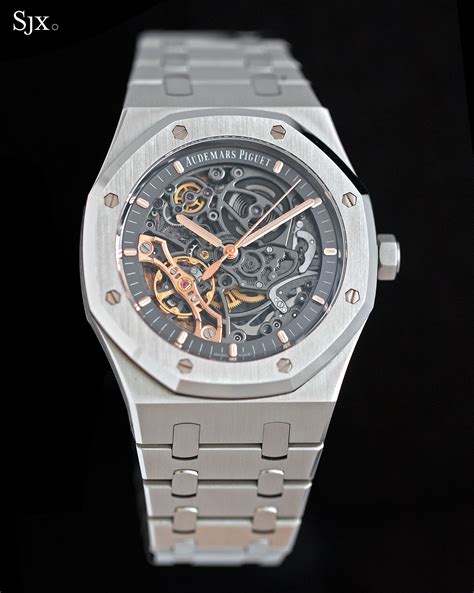 audemars piguet royal oak double balance wheel openworked 41mm|audemars piguet royal oak dials.